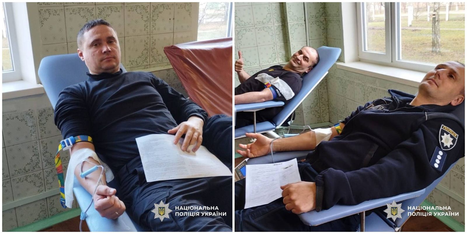 Харківські правоохоронці здали кров для порятунку постраждалих